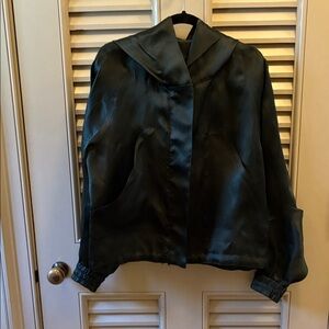 KES Hunter Green Silk Jacket